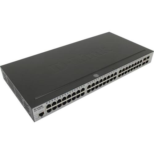 D-Link <DGS-3000-52L/B1A> Управляемый коммутатор (48 x 1 Гбит/с, 4 x SFP)