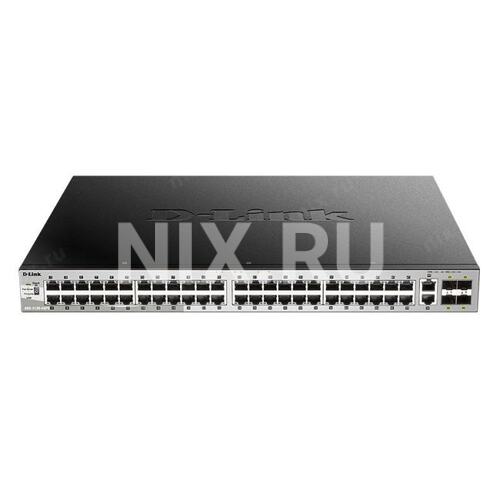 D-Link <DGS-3130-54PS/A1A> Управляемый коммутатор (48 x 1 Гбит/с + 2 x 10 Гбит/с, 4 x SFP, 4 x SFP+)