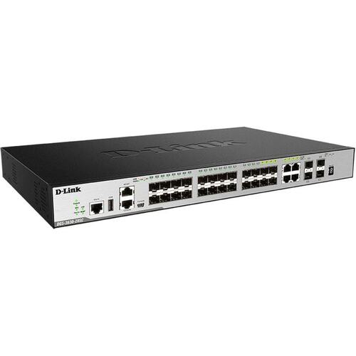 D-Link <DGS-3630-28SC/A2ASI> Управляемый коммутатор (4 x 1 Гбит/с, 24 x SFP, 4 x SFP+)