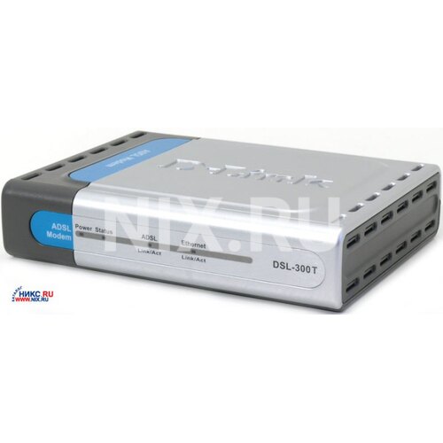 D-Link <DSL-300T> Модем ADSL (1 x 100 Мбит/с, 1 порт DSL)