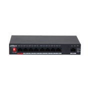 DAHUA <DH-PFS3009-8ET1GT-96> Неуправляемый коммутатор (1 x 1 Гбит/с + 8 x 100 Мбит/с, 7 портов IEEE 802.3at (PoE+))