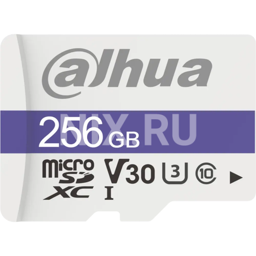 Карта памяти DAHUA DHI-TF-C100/256GB microSDHC V10, UHS-I Class 1 (U1), Class 10 256 ГБ