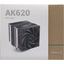    DeepCool AK620 (R-AK620-BKNNMT-G) LGA2066/2011/LGA1700/LGA1200/115x/AM4/AM3+/AM2 28, 500~ 1850/, 4-pin  ,  