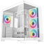 Корпус Minitower DeepCool CG530 4F WH ATX с разъемами на обратной стороне без БП с окном, вид основной