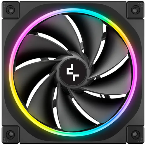 Вентилятор DEEPCOOL FL12R 120x120x25мм (PWM, ARGB, черный, 500-2150об/мин) Color BOX