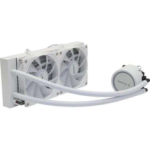 Водяное охлаждение DeepCool GAMMAXX L240 A-RGB WH (DP-H12CF-GL240-ARGB-WH)