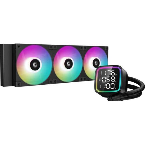СВО R-LD360-BKDMMN-G-1 Deepcool LD360 ARGB Soc-AM5/AM4/1151/1200/1700 черный 4-pin 38.71dB Al LCD 1786gr Ret (R-LD