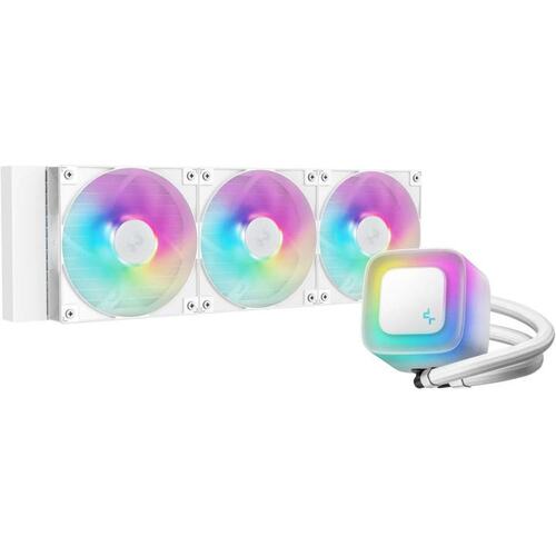 Система водяного охлаждения Deepcool LE360 WH V2 ARGB Soc-AM5/AM4/1200/1700/1851 белый 4-pin 19-31.6dB Al 250W 1632gr R