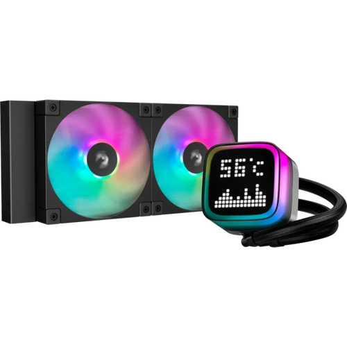 R-LP240-BKMSNC-G-1 Система водяного охлаждения Deepcool LP240 ARGB Soc-AM5/AM4/1200/1700/1851 черный 4-pin 38.71dB Al L