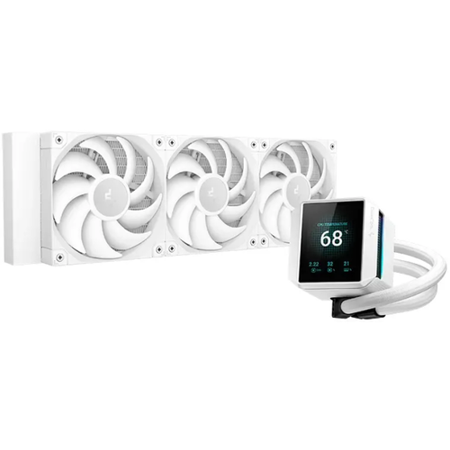 СВО DEEPCOOL MYSTIQUE 360 WH (TDP 300W, Anti-Leak edition, PWM, TRIPLE FAN, белый) RET