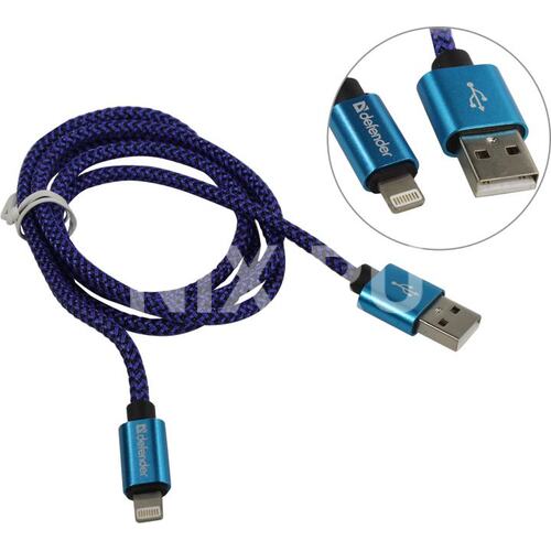 Кабель Lightning Defender ACH01-03T PRO кабель в оплетке 1 м.