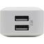Зарядка USB-устройств от 220В Defender EPA-13 2 x USB Type A "мама" (10.5 Вт), вид спереди