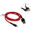 Defender F181 micro RED кабель в оплетке 1 м. USB 2.0 A -> micro-B, вид основной