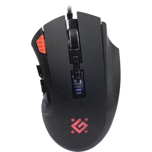 Проводная Мышь Defender Oversider GM-917 (USB, 12btn, 12000 dpi)