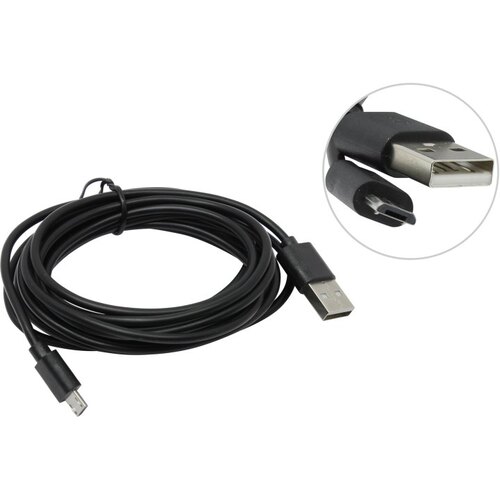 Defender USB08-10BH 3 м. USB 2.0 A -> micro-B