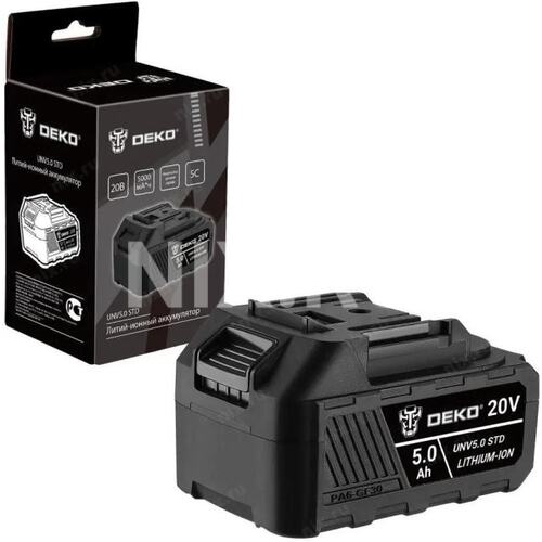 063-4495 Батарея аккумуляторная Deko UNV5.0 STD 20В 5Ач Li-Ion ()