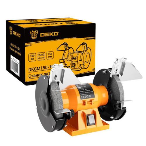 063-4212 Электроточило Deko DKGM150-150 150Вт 2950об/мин d=150мм t=16мм