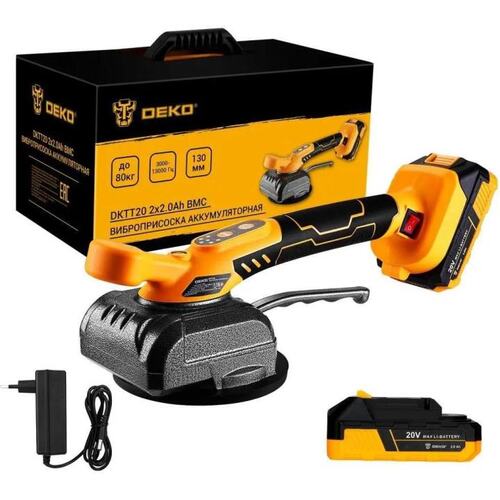 063-4377 Виброприсоска Deko DKTT20 желтый ()