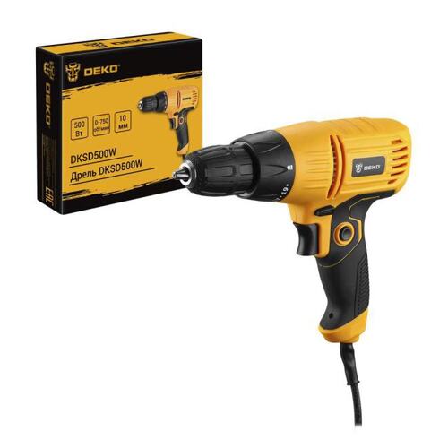 Дрель-шуруповерт Deko DKSD500W 500Вт патрон:быстрозажимной (063-4053)