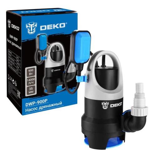 Насос дренажный Deko DWP-900P 900Вт 14000л/час (076-0516)