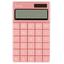 Калькулятор настольный Deli Nusign ENS041pink розовый 12-разр., вид спереди