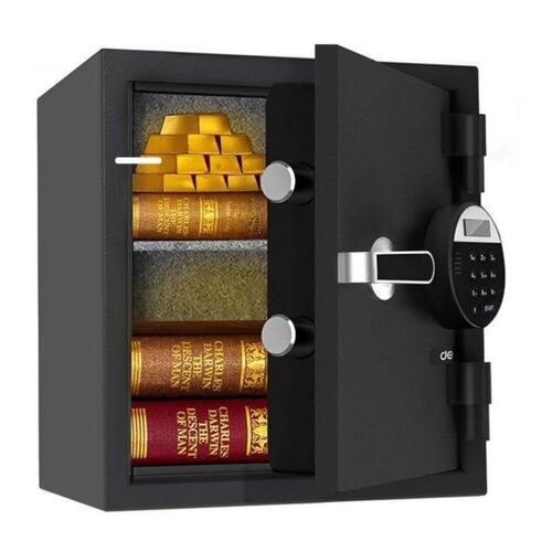 ET581 Deli Сейф огнестойкий с электронным кодовым замком Deli ET581 / 380x 420x 300 мм