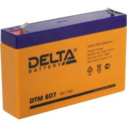 Аккумулятор Delta DTM 607 (6V, 7Ah) для UPS