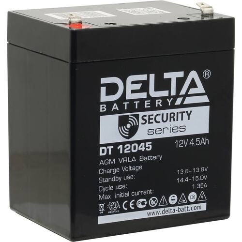Аккумулятор для ИБП (батарея для UPS) Delta DT 12045 12В 4.5 Ач