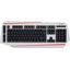 Клавиатура DELUX K9500 White/Red, вид сверху