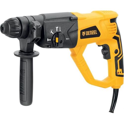 DENZEL RH-1050-26, SDS-plus, Перфоратор электрический 1050 Вт, 3.2 Дж, 3 плюс 1 режим