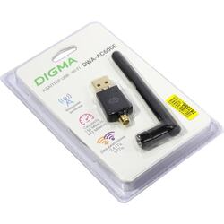 Digma <DWA-AC600E> Wi-Fi USB 2.0 Adapter (802.11b/g/n/a/ac)