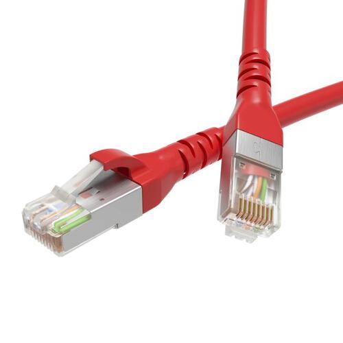 Кабель патч-корд F/UTP 6 кат. 1м. DKC RN6FU4510RD LSZH, красный, "RAM telecom"