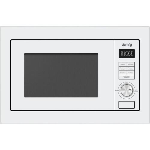 Микроволновая печь Domfy DM2540BW WG 25л. 900Вт белый (встраиваемая)