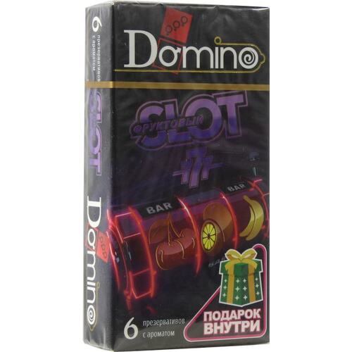 Презервативы Domino Фруктовый SLOT 6 шт