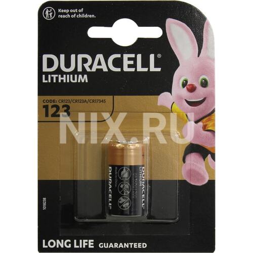 Батарейки CR123A Duracell ULTRA DL123A 1 шт.