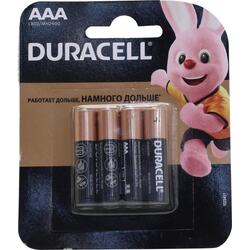 Duracell MN2400-4 (LR03) Size"AAA", 1.5V, щелочной (alkaline) <уп. 4 шт>