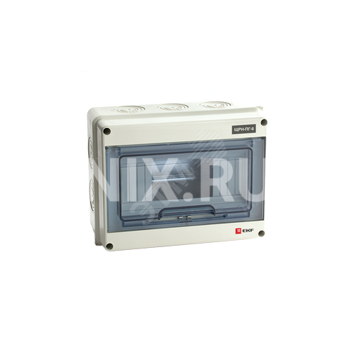 EKF pb65-n-pg-8 Щит распределительный навесной ЩРн-П-8 IP65 пластиковый 147х203х89