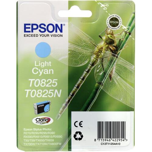Картридж цветной (или контейнер с цветными чернилами) Epson T0825 (светло-голубой)