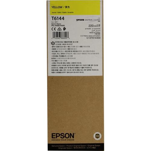 Картридж цветной (или контейнер с цветными чернилами) Epson T6144 (желтый экономичный)