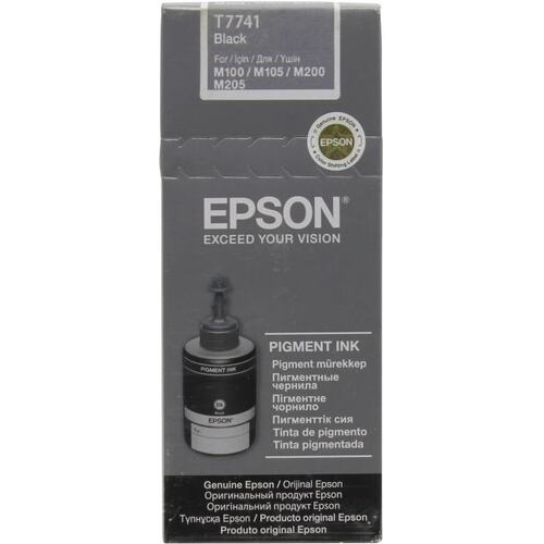 Картридж черный (или контейнер с черными чернилами) Epson T7741 (с черными пигментными чернилами)