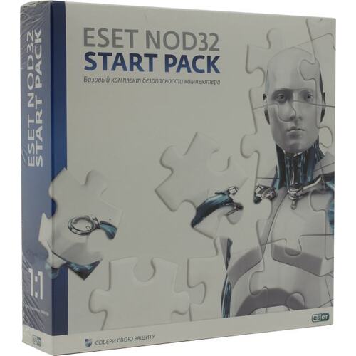 Антивирусное ПО ESET NOD32 NOD32 Start Pack BOX 1 ПК 1 год