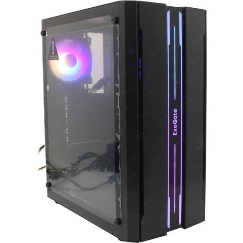 Корпус Miditower ExeGate EVO-5020-NPX500 ATX 500 Вт с окном