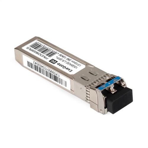 EX298326RUS Трансивер SFP+ ExeGate EXT-10G-SM1310-LC2-10KM (10GBase-LR для одномодового оптического кабеля, 10 Гбит/с,