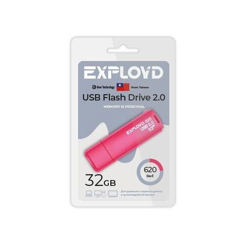 Флешка EXPLOYD EX-32GB-620-Red USB 32 ГБ