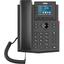 VoIP телефон FANVIL X303G Черный, вид спереди