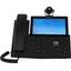 VoIP телефон FANVIL X7A+CM60 Черный, вид спереди
