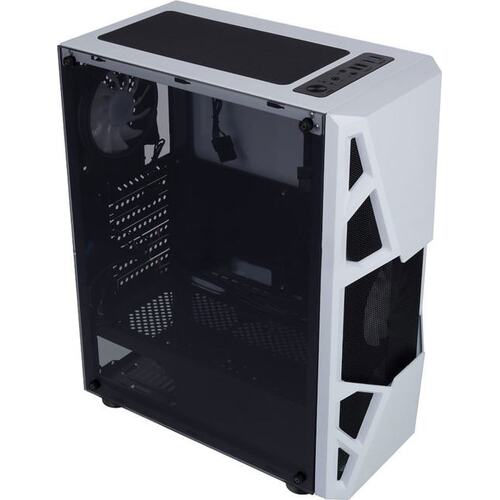Корпус Formula CL-3303W RGB белый без БП ATX 2x120mm 2xUSB2.0 1xUSB3.0 audio bott PSU