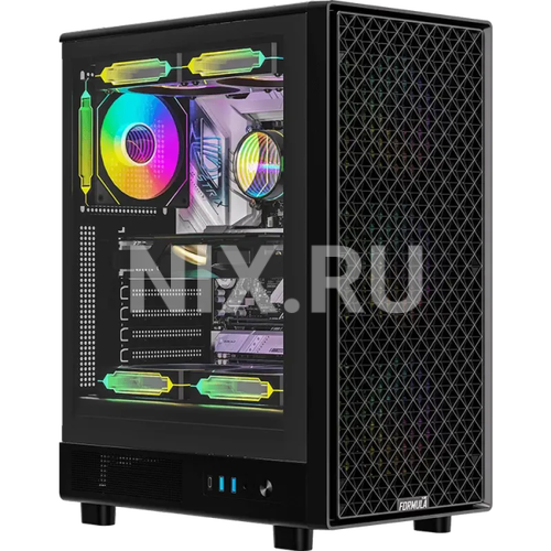 Корпус Formula Mana Dynamic черный без БП ATX 4x120mm 2x140mm 2xUSB3.0 audio bott PSU