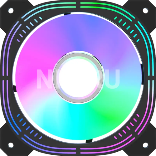 NULIGHT 12BK ARPW Вентилятор для корпуса Formula Nulight 12BK ARGB 120х120x25 черный 4-pin 25.34дБ () Ret