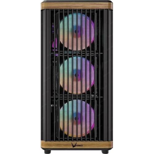 Корпус Formula TimberLine T1 черный без БП ATX 4x120mm 2xUSB3.0 audio bott PSU